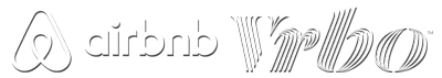 Airbnb and Vrbo logos